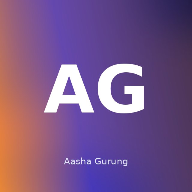 Aasha Gurung